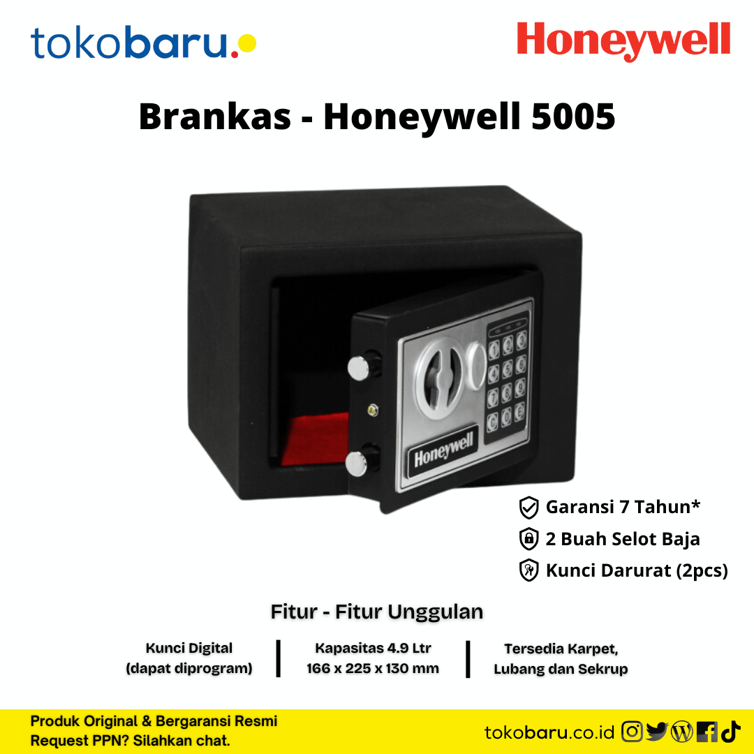 brankas safe deposit box honeywell 5005