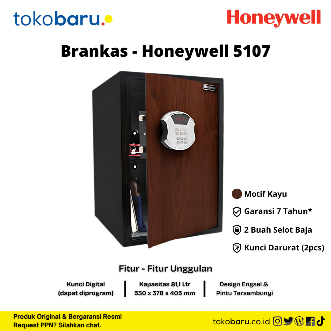 brankas safe deposit box honeywell 5107