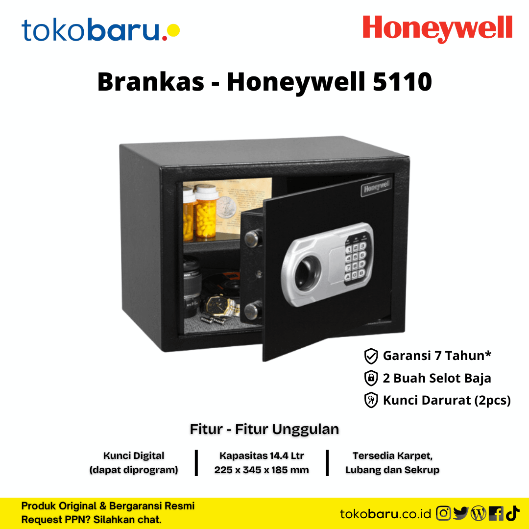 brankas safe deposit box honeywell 5110