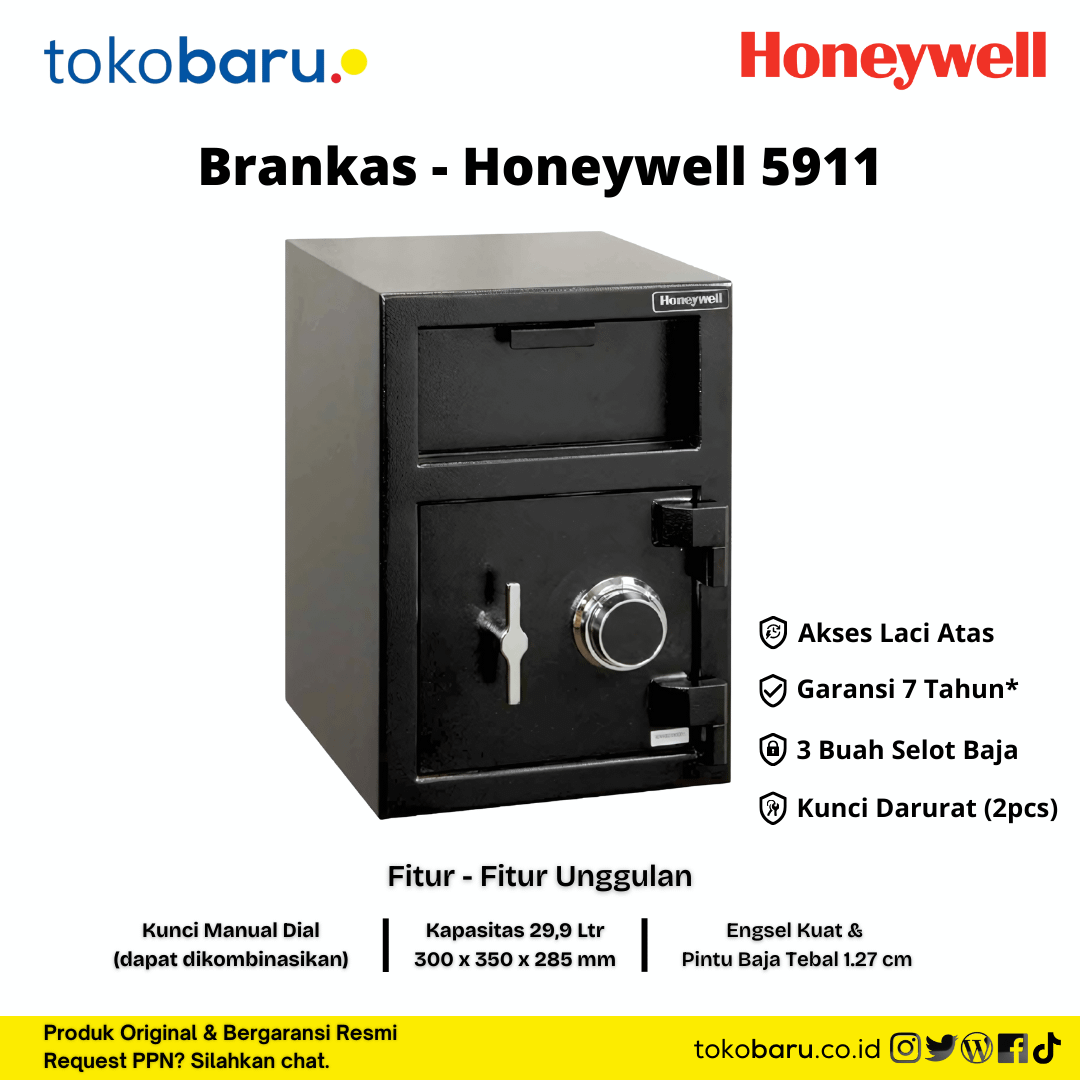 brankas safe deposit box honeywell 5911