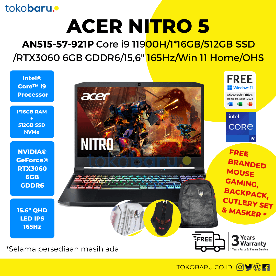 Acer Nitro 5 AN515-57-921P - Image 1