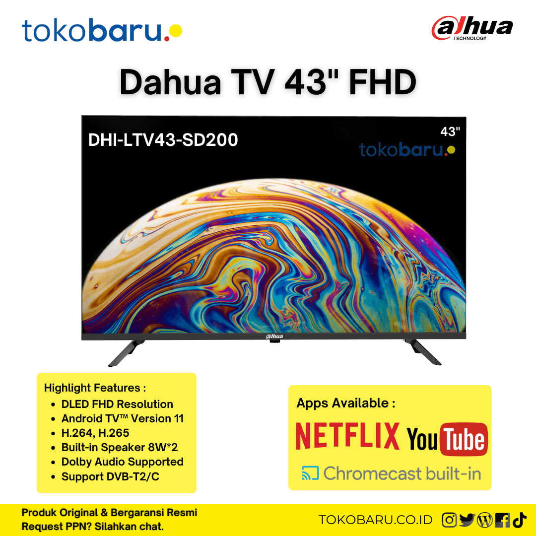 Dahua TV 43 Inch FHD LTV43-SD200