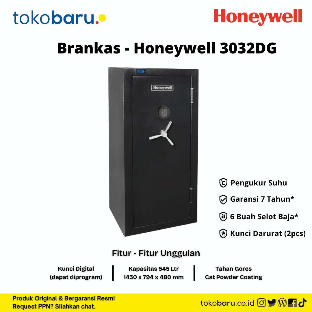 brankas safe deposit box honeywell 3032DG