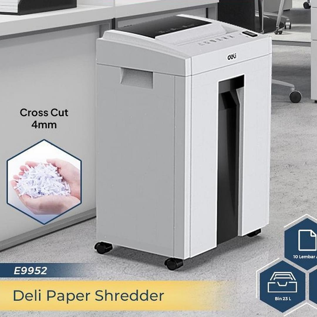 Deli Penghancur kertas Paper Shredder ltr E9952 - Image 1