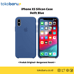 iPhone XS Silicone Case - Delft Blue