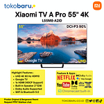 Xiaomi A Pro 55" 4K UHD Smart TV Google TV
