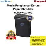 Mesin Penghancur Kertas Paper Shredder HONEYWELL 9412