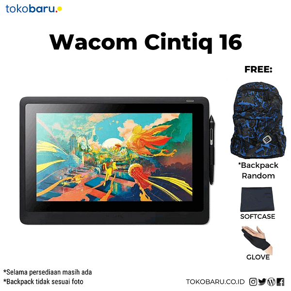 Wacom Cintiq 16" Venus Pen Display | DTK1660