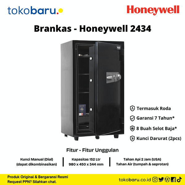 brankas safe deposit box honeywell 2434