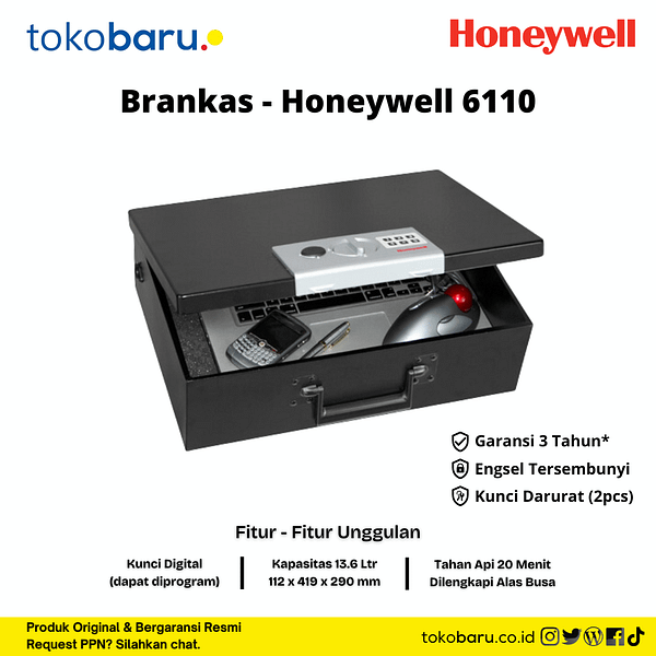 brankas safe deposit box honeywell 6110
