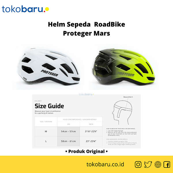 Helm Sepeda RoadBike Proteger Mars
