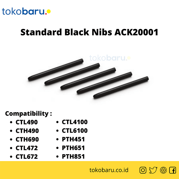 Standard Black Nibs ACK20001