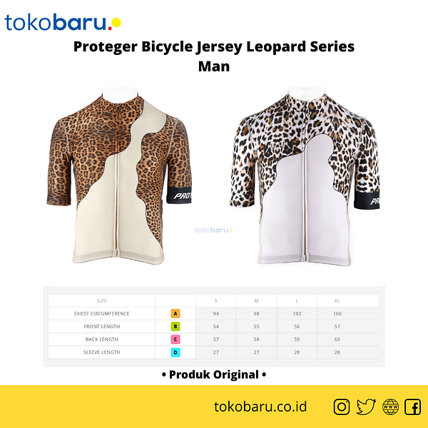 Proteger Bicycle Jersey Leopard Man Series