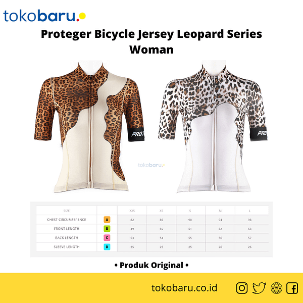Proteger Bicycle Jersey Leopard Woman Series