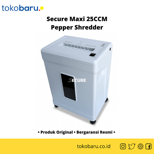 Secure Maxi 25CCM Penghancur Kertas