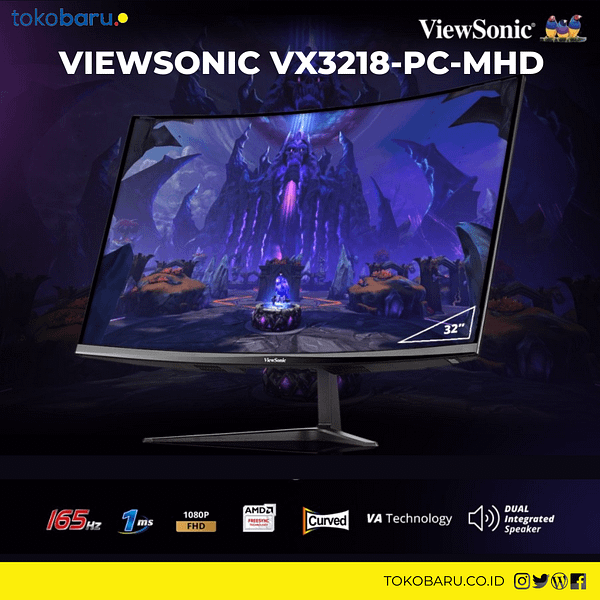 Viewsonic VX3218-PC-MHD 32" Curve Gaming Monitor