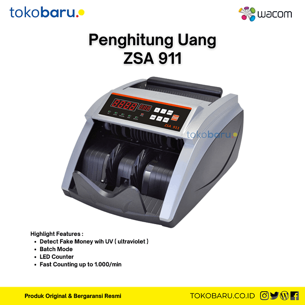 Penghitung Uang Secure ZSA 911