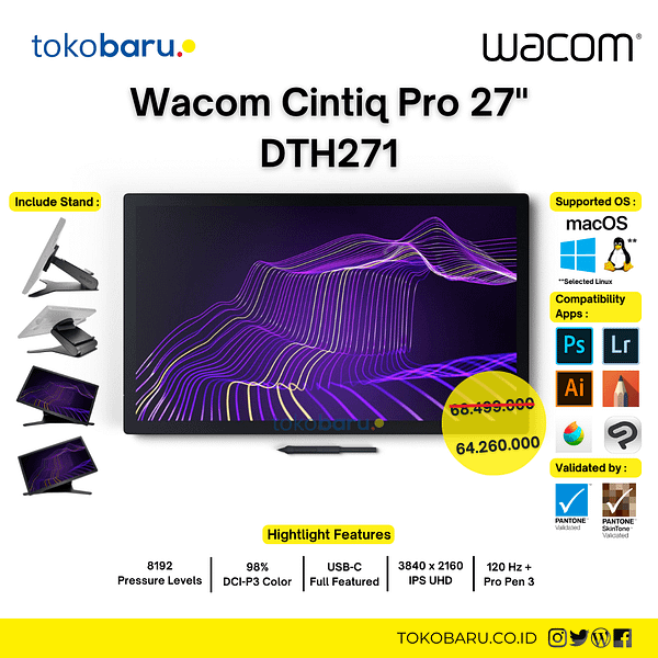 Wacom Cintiq Pro 27" Pen Display | DTH271