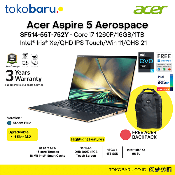 Acer Swift 5 Aerospace SF514-56T-752Y