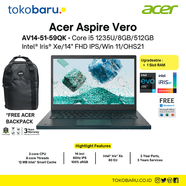 Acer Aspire Vero AV14-51-59QK