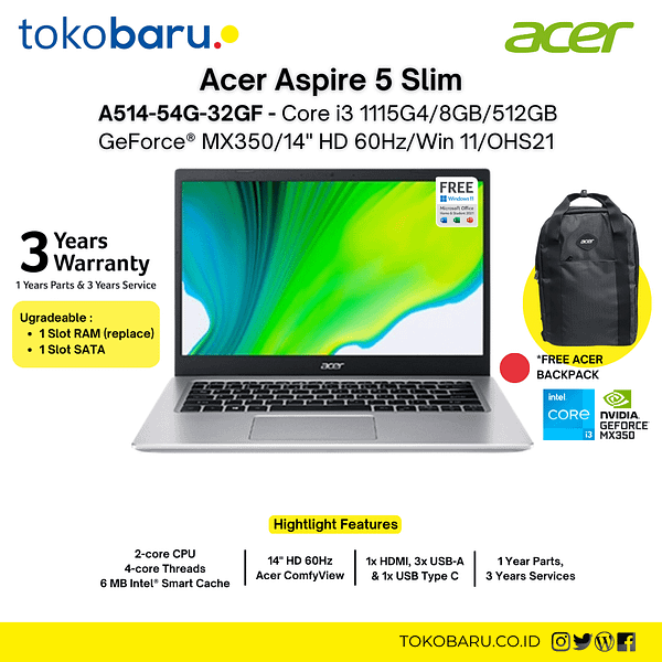 Acer Aspire 5 Slim A514-54G-32GF