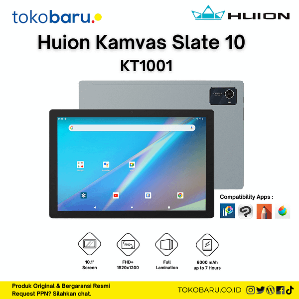 Huion Kamvas Slate 10 Android Tablet