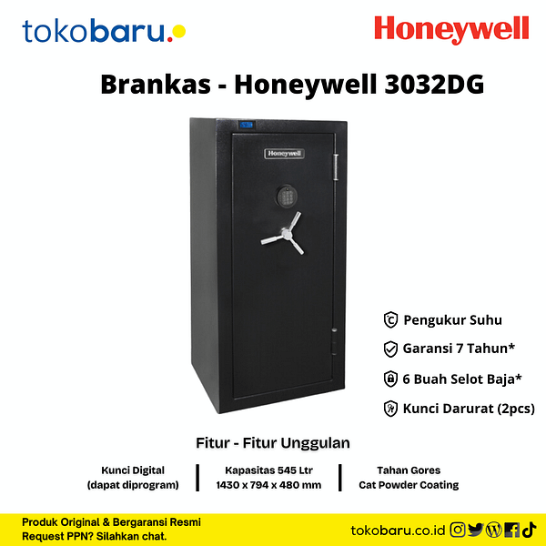 brankas safe deposit box honeywell 3032DG