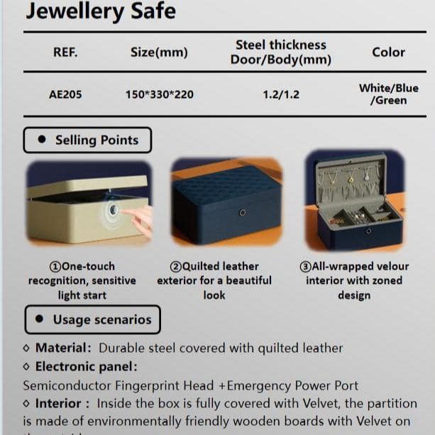 Brankas Deli AE205 Jeweller Safe - Image 2